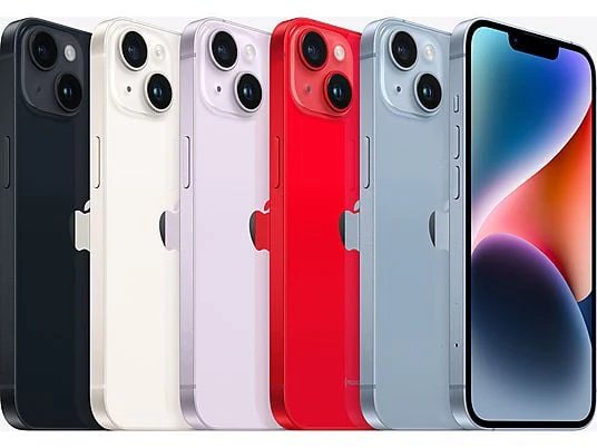 Apple iPhone 14 Plus — Ilustrační foto — barva se může lišit
