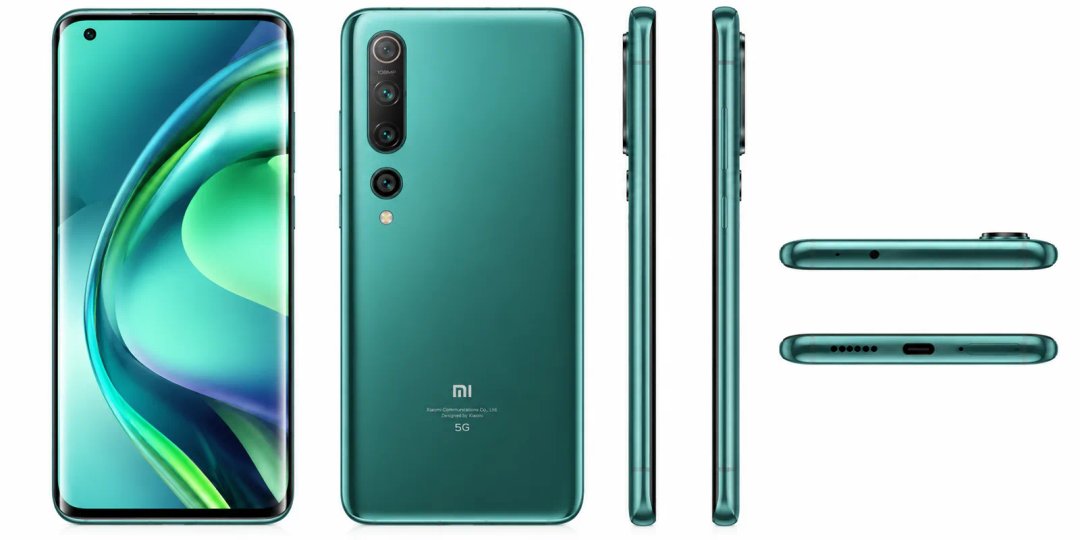 Xiaomi Mi 10 5G — Ilustračná fotografia — farba sa môže líšiť