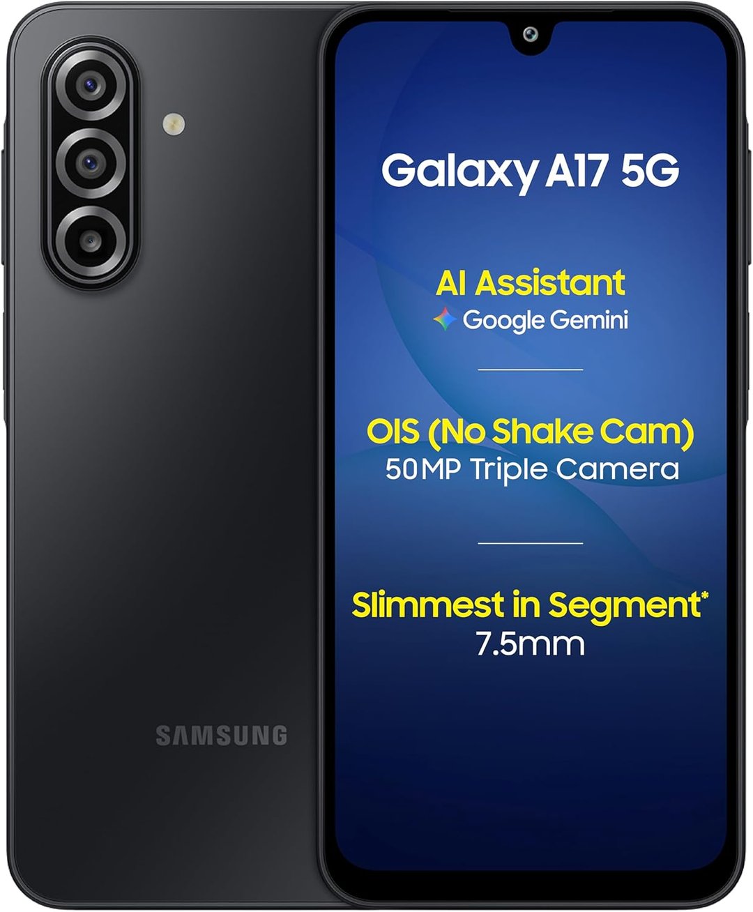 Samsung Galaxy A17 5G A176B — Ilustračná fotografia — farba sa môže líšiť