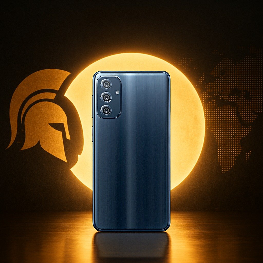 Samsung Galaxy M52 5G M526BR — Ilustrační foto — barva se může lišit