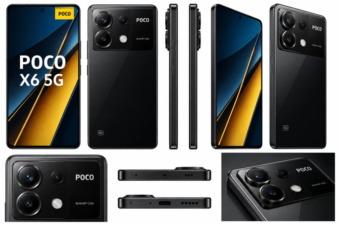 Xiaomi Poco X6 5G — Ilustračná fotografia — farba sa môže líšiť