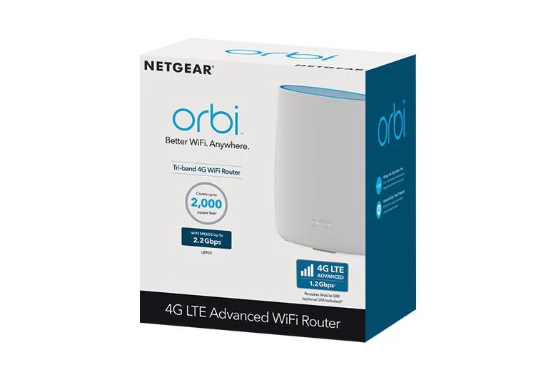 Netgear Orbi LBR20 4G — Ilustračná fotografia — farba sa môže líšiť