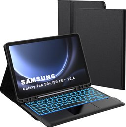 Samsung Galaxy Tab S10 FE Plus/ S10 FE Plus 5G - Smart Book Cover - Black 1