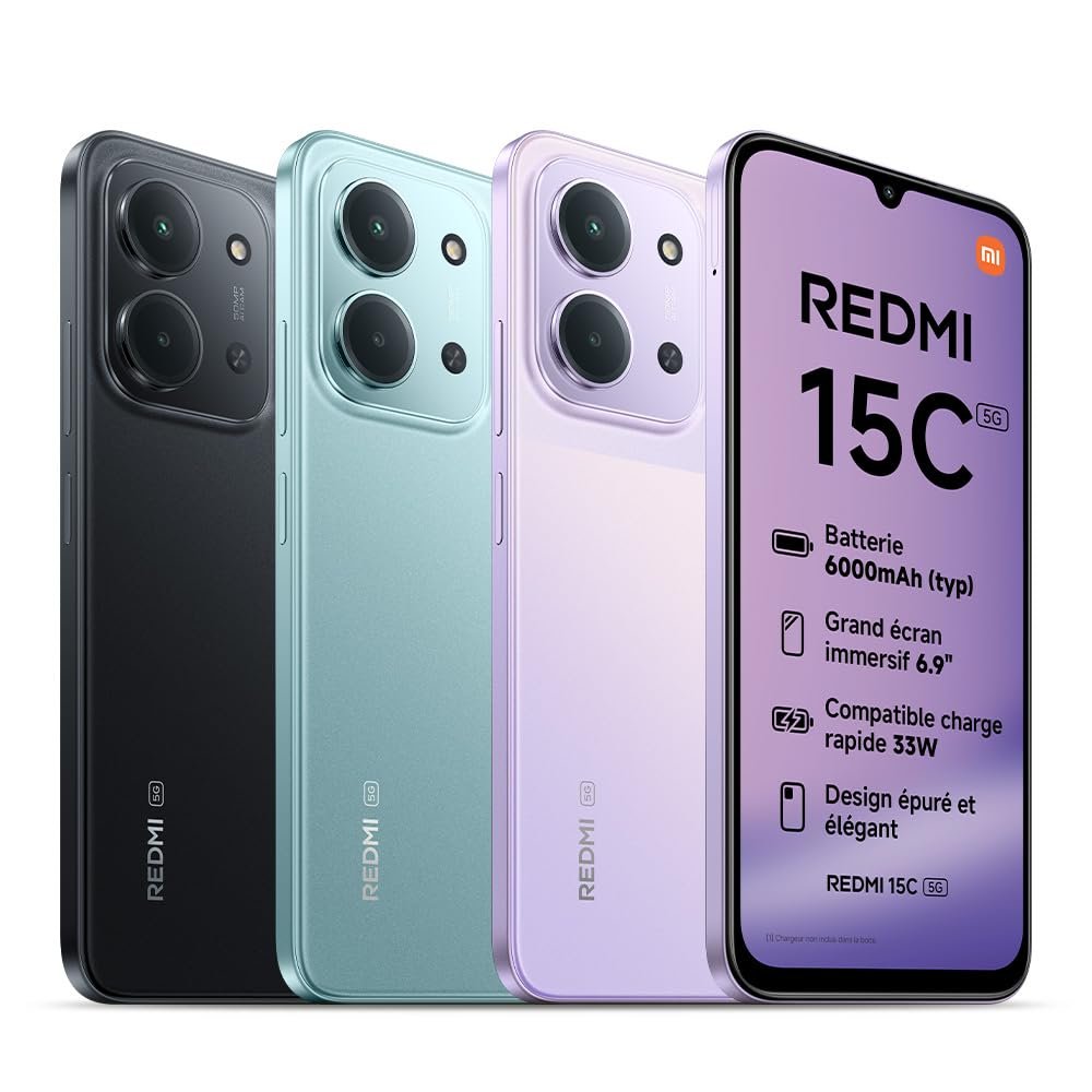Xiaomi Redmi 15C 5G — Ilustračná fotografia — farba sa môže líšiť