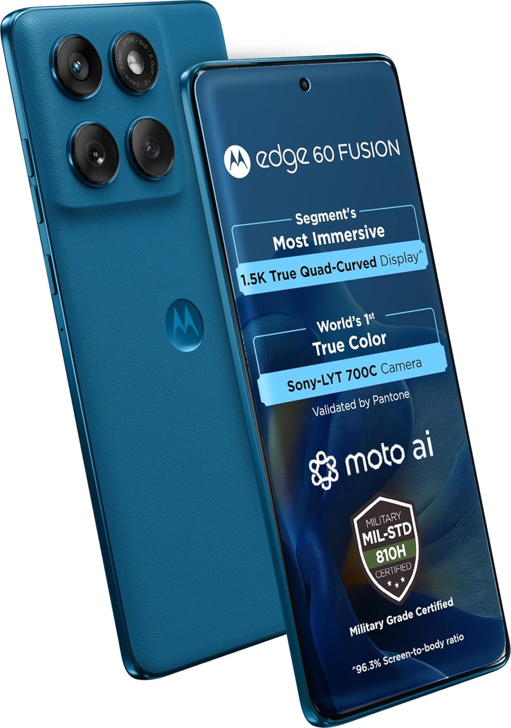 Motorola Edge 60 Fusion 5G — Ilustračná fotografia — farba sa môže líšiť