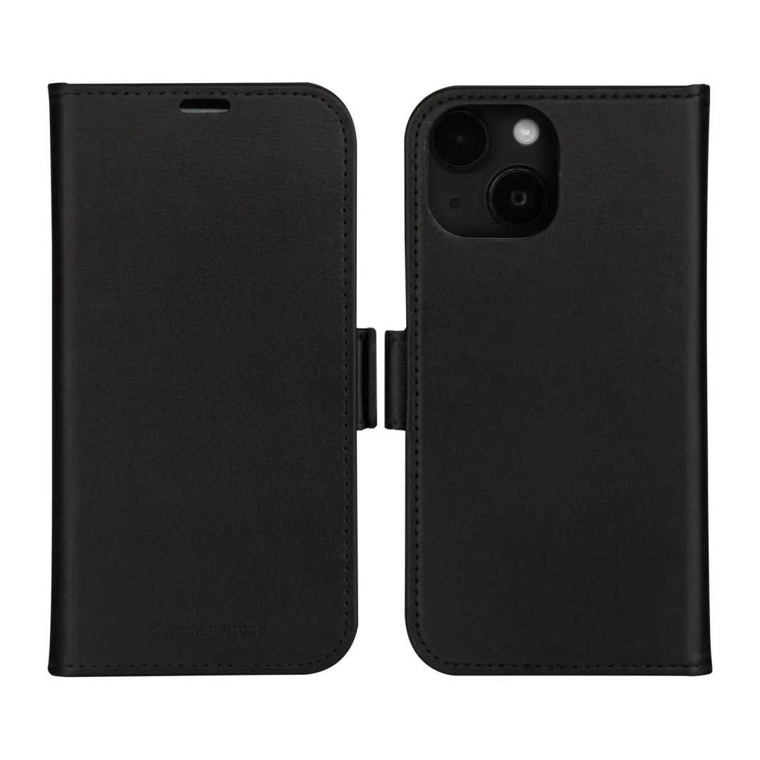 Dbramante1928 iPhone 13/14 - Stockholm 2-in-1 Wallet + Magnetic Cradle - Black