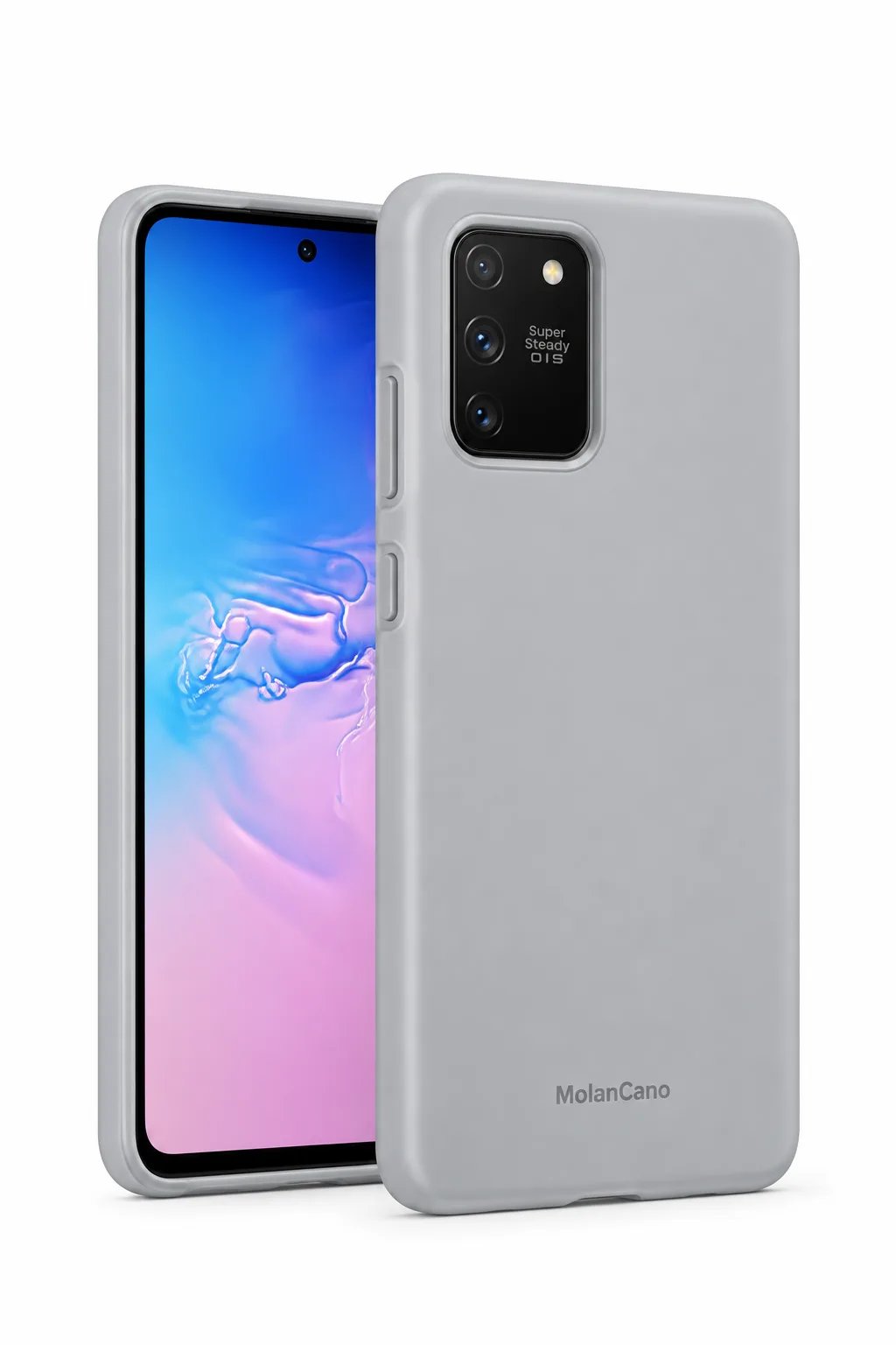 MolanCano Samsung Galaxy S10 Lite - Jelly Case - Light Grey