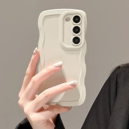 Samsung Galaxy S23 - Silicone Grip Case - White 1