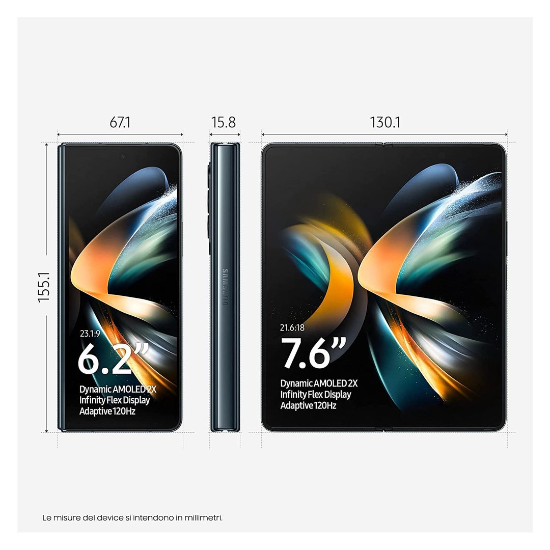 Samsung Galaxy Z Fold4 5G F936B — Ilustrační foto — barva se může lišit