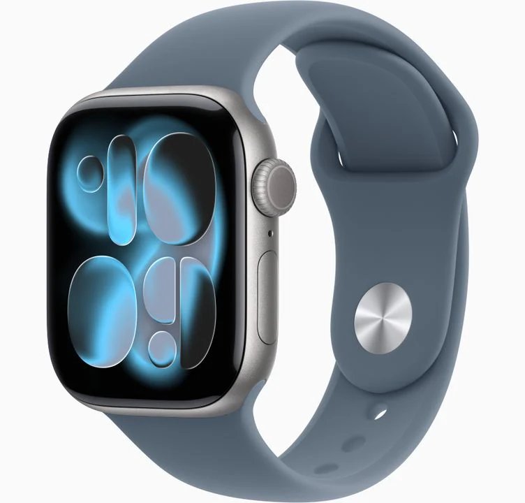 Apple Watch Series 11 46mm GPS+Cellular Aluminum Case — Ilustrační foto — barva se může lišit