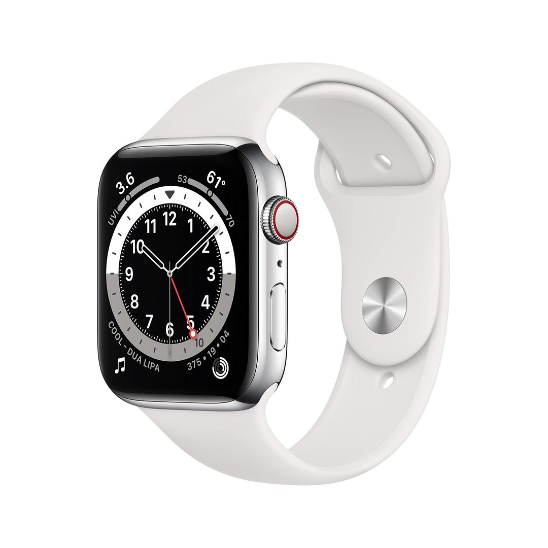 Apple Watch Series 6 44mm GPS + Cellular Aluminum case — Ilustrační foto — barva se může lišit