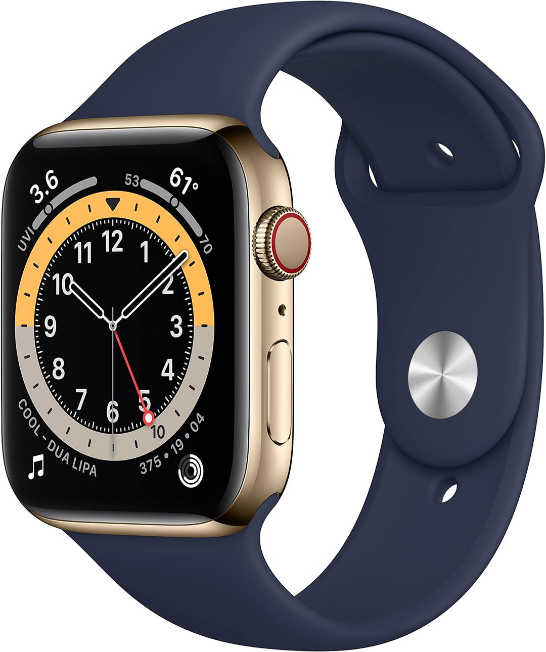 Apple Watch Series 6 44mm GPS Aluminum case — Ilustrační foto — barva se může lišit