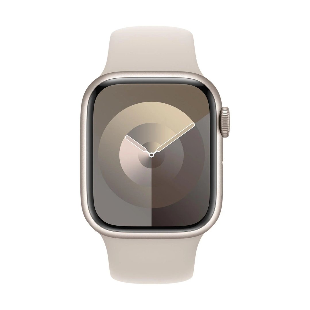 Apple Watch Series 9 45mm GPS+Cellular Stainless Steel Case — Ilustrační foto — barva se může lišit