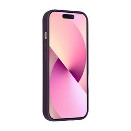 TUNIQ Zadní kryt pro iPhone 15 — Magsafe S kruhovým stojánkem — Přívěsek — barva: hroznově fialová 2