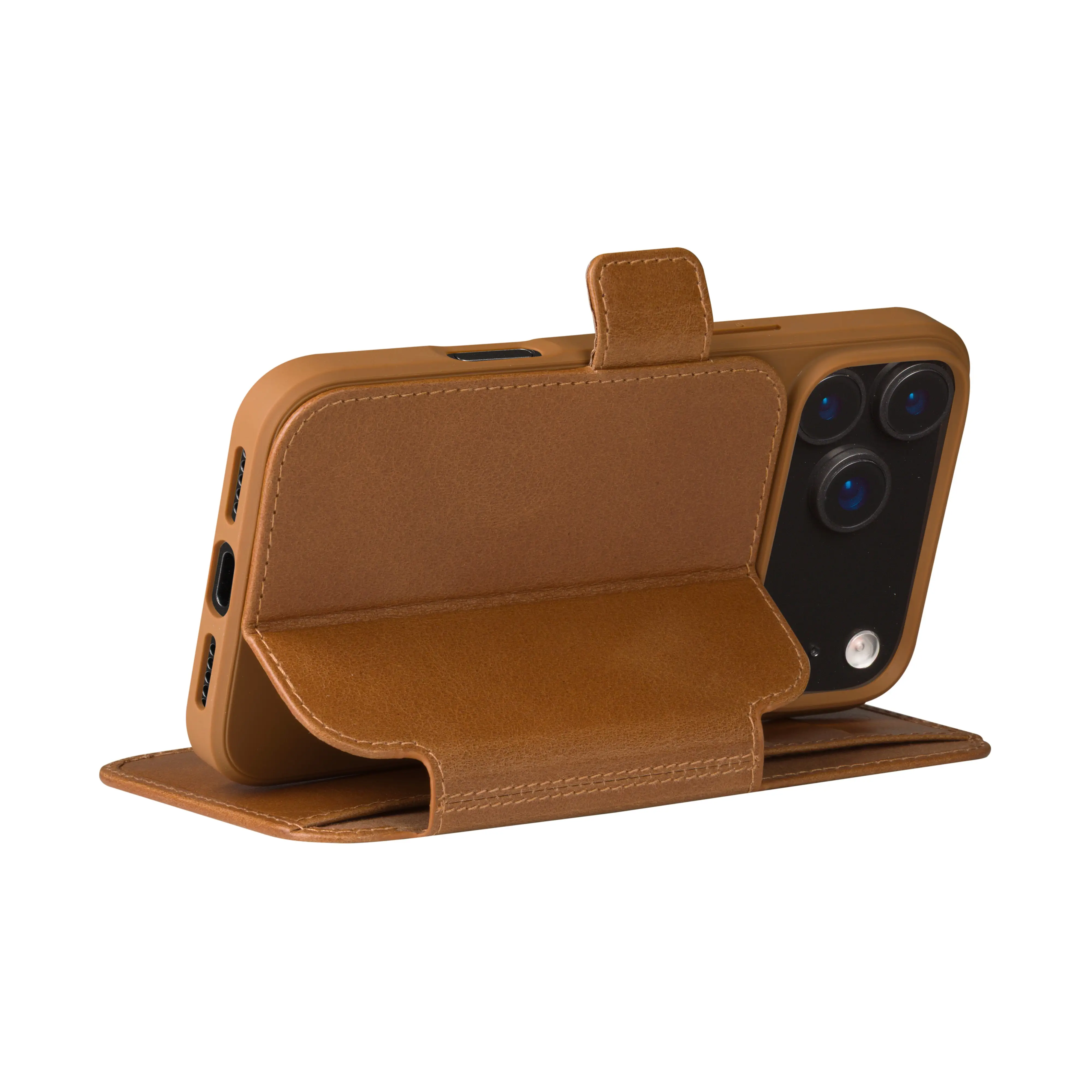 Dbramante1928 iPhone 14 Plus - Lynge 2-in-1 Wallet Magnetic Case - Tan